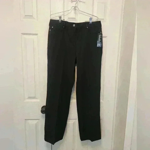 Rafaella Women's Size 14 Black Slacks - Picture 1 of 8
